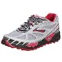 Brooks Women's Cascadia 4 Running Shoe,Silver/Magenta/Mag,9 B