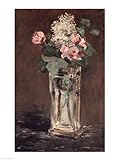 IMAGE OF Flowers in a Crystal Vase Finest LAMINATED Print Edouard Manet 18x24