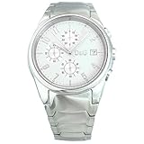 D&G DOLCE&GABBANA ドルチェアンドガッバーナ腕時計 サンドパイパー クロノグラフ スクリューバック メンズウォッチ ホワイト ステンレスベルト 3719770110