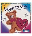 Bear With Heart Begin To Sew Kit-3-3/4 Inch x8 Inch