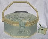 Floral Octogon Sewing Basket