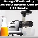 Omega Masticating J8006 Juicer Nutrition Center HD Bundle