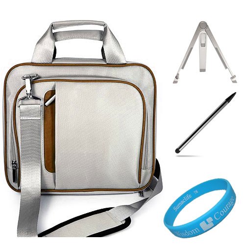 Brown Pinn Shoulder Bag Carry Case for Toshiba 