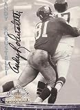 Andy Robustelli Autographed/Hand Signed Football Card (New York Giants) 1994 Ted Williams Card Co. #
