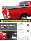 Premium TriFold Tonneau Truck Bed Cover For 2002-2016 Dodge Ram 1500; 2003-2016 Dodge Ram 2500/3500; 06-11 Ram Mega Cab 6.5 feet (78 inch) Trifold Truck Cargo Bed Tonno Cover (NOT For Stepside)