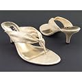 Welex Women's Heels Sandals Color: Gold, Size: 6.5
