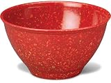 Rachael Ray 56603 Garbage Bowl with Non-Slip Rubber Base, Red