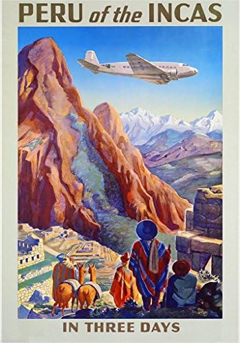 Peru Of The Incas Machu Picchu Cusco Vintage Travel Ar Custom Decorative Poster Online Wallpaper Wall Bedroom Decor Classic Bedroom Setting Painting Print Poster 50x75 Cm