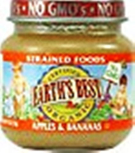 Earth's Best 2nd Apples & Bananas, 4 Ounce Jars (Pack of 24) by Apples