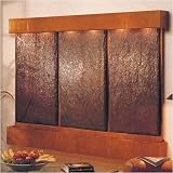 Review Bluworld  / Bluworld WWTVC 61.5 x 73.5 x 6.5 Inch Nojoqui Falls Triple Classic Patina Slate and Copper Wall Fountain