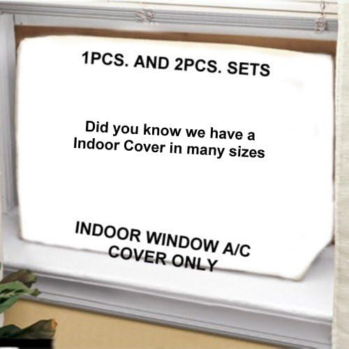 Window Air Conditioner Cover - indoor Window/thru Wall Cover - 27W,18H,4D - White