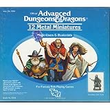 Advanced Dungeons & Dragons - 12 Metal Miniatures Magic-Users and Illusionists