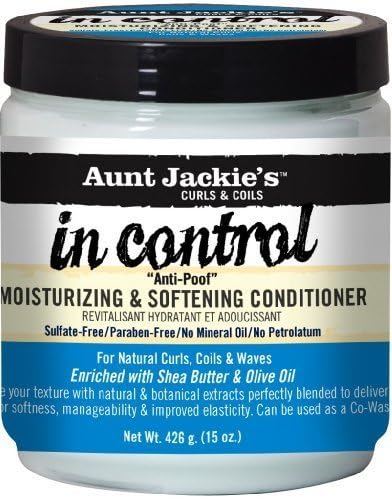Aunt Jackie's in Control Anti - Poof Moisturizing &amp; Softening Conditioner 15 oz. (Pack of 6) by Aunt Jackie