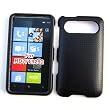 HTC HD7 (T-Mobile) Snap-On Protector Hard Case Texturized "Black Check Pattern" Design