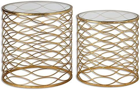 Carey Accent Tables Set Of 2, SET OF 2, GOLD