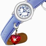 Montre Scout avec trousse - 280394001 - Enfant Fille - Quartz Analogique - Breloque Coeur - Bracelet Cuir