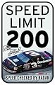 NASCAR Dale Earnhardt 11-by-17 inch Sign