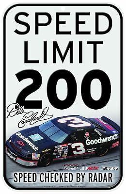 NASCAR Dale Earnhardt 11-by-17 inch Sign