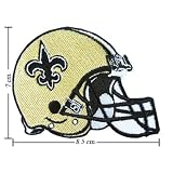 New Orleans Saints Helmet Logo Embroidered Iron on Patches