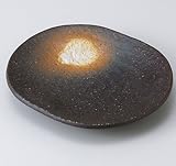 おぼろ備前小判和皿　5個組 【美濃焼　和皿】