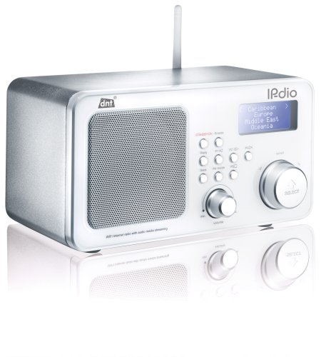 DNT IPdio Internetradio - Netzwerk-Audioplayer - weiß (20301)