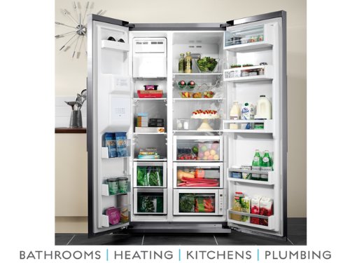 Neff American Style Fridge Freezer Stainless Steel