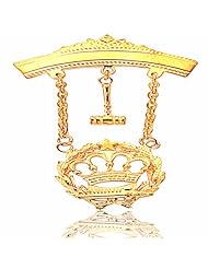 Masonic 10K Yellow Gold Brooches