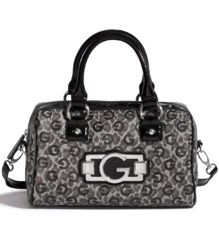 Click To G by GUESS Felice Logo Box Satchel with Strap Details... G by GUESS Felice Logo Box Satchel with Strap