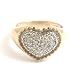 9ct Yellow Gold 0.25ct Cluster Diamond Ring