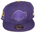 New Era Los Angeles Lakers Purple Logo 59fifty Fitted Hat / Cap Size 7 5/8
