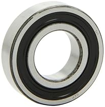 SKF 6206-2RS1/C2 Radial Bearing, Single Row, Deep Groove Design, High Temperature Grease, ABEC 1 Precision, Double Sealed, Contact, C2 Clearance, Standard Cage, 30mm Bore, 62mm OD, 16mm Width
