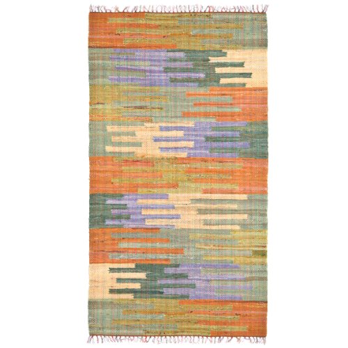 Extra Weave USA Handwoven Cotton Mesa Rug, 4 X 6