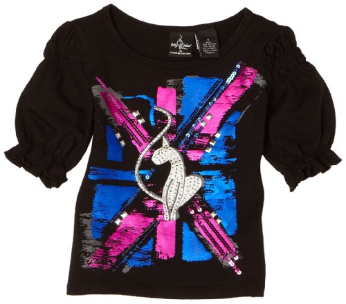 Baby Phat - Kids Girls Smocked Sleeve Tee