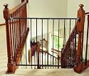KidCo G20 Black Safeway Wall Mount Top of the Stair Gate