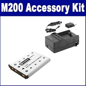 Kodak Easyshare Mini M200 Digital Camera Accessory Kit includes: SDKLIC7006 Battery, SDM-182 Charger