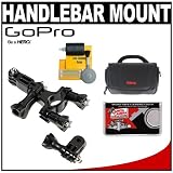 GoPro Ride Hero Handlebar Seatpost Mount with Case + Accessory Kit for HD Helmet, HD Motorsports, HD Surf & HD Naked Hero Digital Video Cameras
