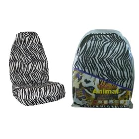Zebra Negroid White New Seat Covers. Universal seatcovers module sound most containerful way in Acura, Chevrolet, Chrysler, Dodge, Ford, Geo, GMC, Honda, Isuzu, Jeep, Mazda, Mercury,Nissan, Pontiac, Suzuki, Saturn, Toyota, Volkswagen Vehicles