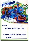 Express Train Thank You Notes