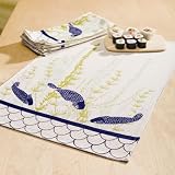 Koi Waffle Tea Towel