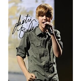 Justin Bieber Autograph Signed 8x10 Photo Reprint