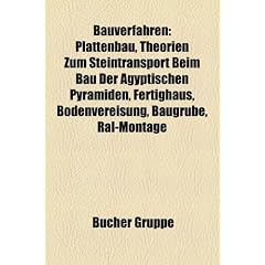 Bauverfahren: Fl�ssigboden, Plattenbau, Theorien zum Steintransport beim Bau der �gyptischen Pyramiden, Spannbeton-Fertigdecke, Textiles Bauen, ... Baugrube, Biorock-Technologie, Bauvorleistung
