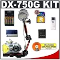 Sea & Sea DX-750G Underwater Digital Camera SPORT Kit with DX-750G 5.19MP Digital Camera with 3x Optical Zoom + Underwater Housing + Camera Pouch Case + YS-27 Flash + Sea Arm Bracket + Transcend 4GB 150x SecureDigital Card + High Speed USB SecureDigital Card Reader + Set of 4 - 2700mAh NiMH Rechargeable AA Batteries with AC/DC Rapid Charger + Digital Image Recovery Software + Memory Card Storage Wallet + Microfiber Cleaning Cloth