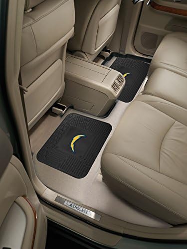 NFL Unisex-Adult Back Seat Car Utility Mats - 2 Piece Set