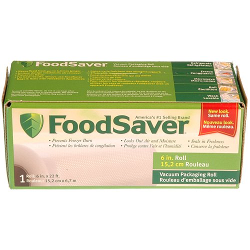 Tilia FoodSaver 6 inch vacuum sealer roll, 2 pack.