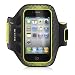 Belkin EasyFit Sportsarmband für Apple iPhone 4/4S schwarz/gelb