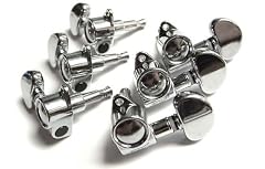 Les Paul Machineheads: 3 a side Chrome Machine Heads for Les Paul Electric Guitar