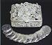 Wedding Ceremonial Arras, or 13-silver plated Coins, with Silver Plated Treasure Box: Imported and Hand-Made