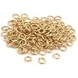 100 Jump Rings 14K Gold Filled Open Jewelry Clasp 4mm
