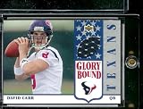 2002 Upper Deck David Carr Glory Bound Jersey Houston Texans Football Card - Mint Condition - Shipped In Protective Display Case