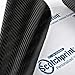 3M 1080 CF12 BLACK CARBON FIBER 3in x 5in (SAMPLE SIZE) Car Wrap Vinyl Film